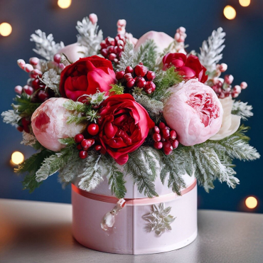 Новогодние букеты: свежие идеи для праздничного настроения Новогодние букеты: свежие идеи для праздничного настроения