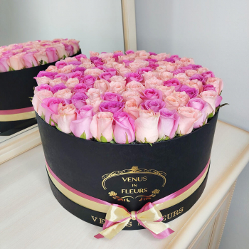 Микс из розовых роз от 19 шт. Микс из розовых роз от 19 шт.