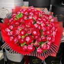 Красные кустовые розы от 9 шт. Красные кустовые розы от 9 шт.