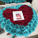 Тиффани розы с сердцем от 81 шт. Тиффани розы с сердцем от 81 шт.