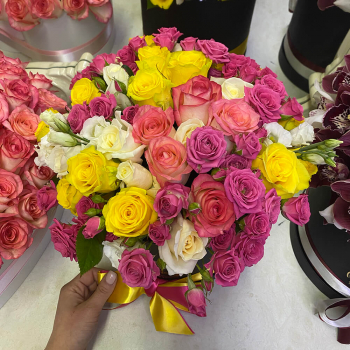 Микс из кустовых роз от 51 шт.