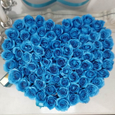 101 голубая роза - сердце 101 голубая роза - сердце