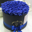 51 синяя роза в коробке 51 синяя роза в коробке