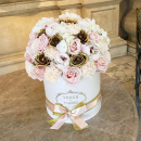 51 белоснежный микс с розами и пионами 51 белоснежный микс с розами и пионами