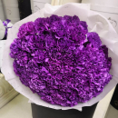 51 фиолетовая гвоздика в букете 51 фиолетовая гвоздика в букете