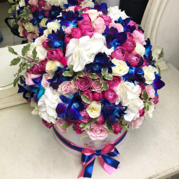 Пионовидный микс с гортензиями от 41 шт.