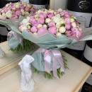 101 пион в букете 101 пион в букете