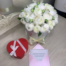 Микс из пионов и ранункулюсов - 19 шт. Микс из пионов и ранункулюсов - 19 шт.