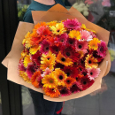 Букет "Огненный микс" - 81 шт. Букет "Огненный микс" - 81 шт.