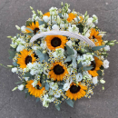 Подсолнухи с ромашками в корзине - 51 шт. Подсолнухи с ромашками в корзине - 51 шт.