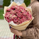 25  кофейных гвоздик в букете 25  кофейных гвоздик в букете