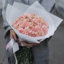 51 нежная гвоздика в букете 51 нежная гвоздика в букете