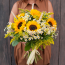 Ромашки с подсолнухами - 45 шт. Ромашки с подсолнухами - 45 шт.