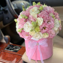 29 нежных эустом в коробке 29 нежных эустом в коробке