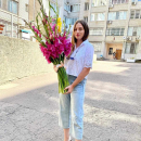 25 гладиолусов микс в букете 25 гладиолусов микс в букете