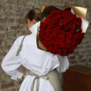 Букет красных роз от 9 шт. Букет красных роз от 9 шт.