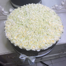 201 белая роза в коробке 201 белая роза в коробке