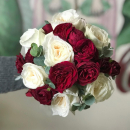 Букет невесты из пионовидных роз - 19 шт. Букет невесты из пионовидных роз - 19 шт.