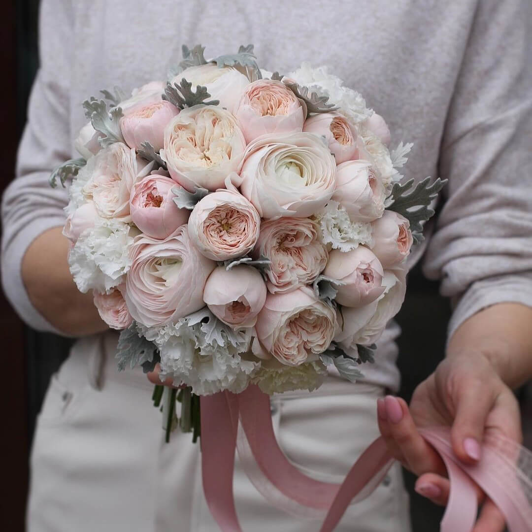 Букет невесты с ранункулюсами - 29 шт. Букет невесты с ранункулюсами - 29 шт.