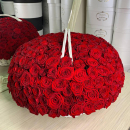 Красные розы в корзине от 51 шт. Красные розы в корзине от 51 шт.