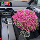 Букет пионовидных розовых роз - 101 шт. Букет пионовидных розовых роз - 101 шт.