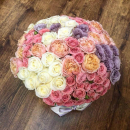 Микс с пионовидными розами - 41 шт. Микс с пионовидными розами - 41 шт.