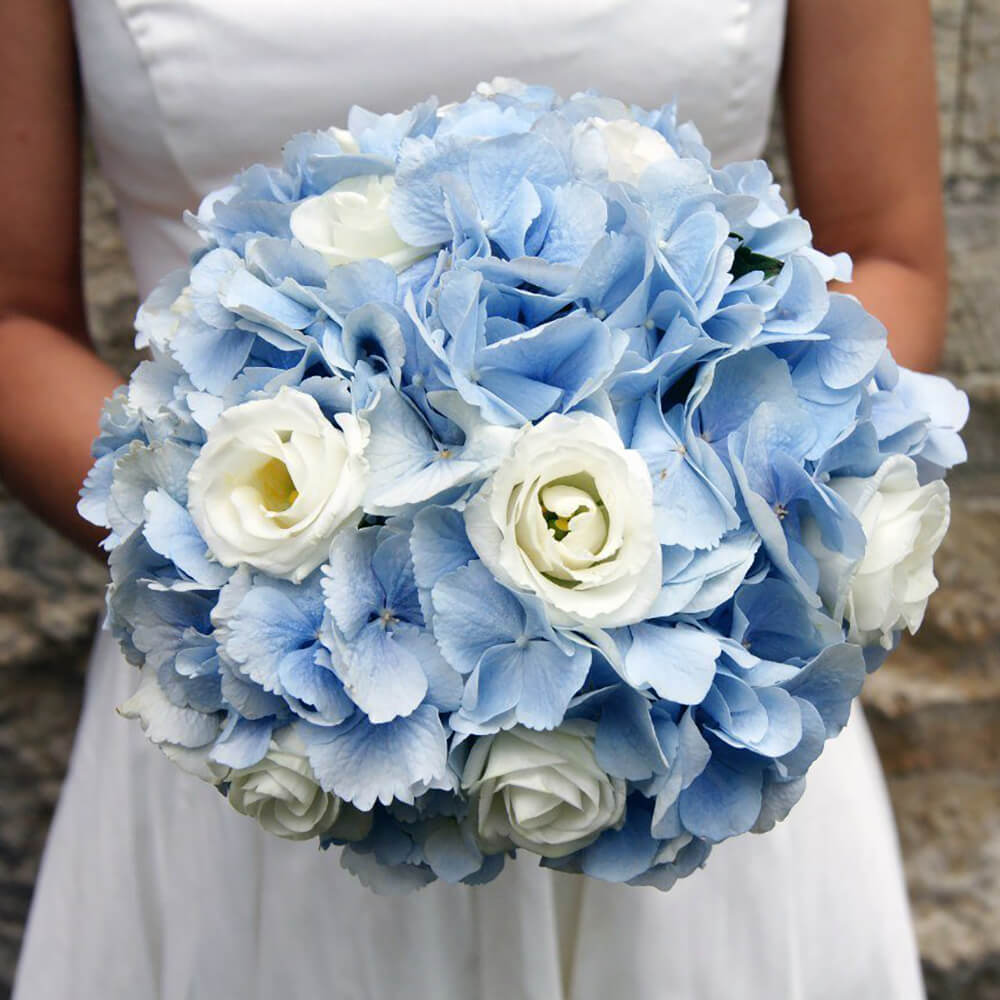 Свадебный букет из гортензий - 13 шт. Свадебный букет из гортензий - 13 шт.