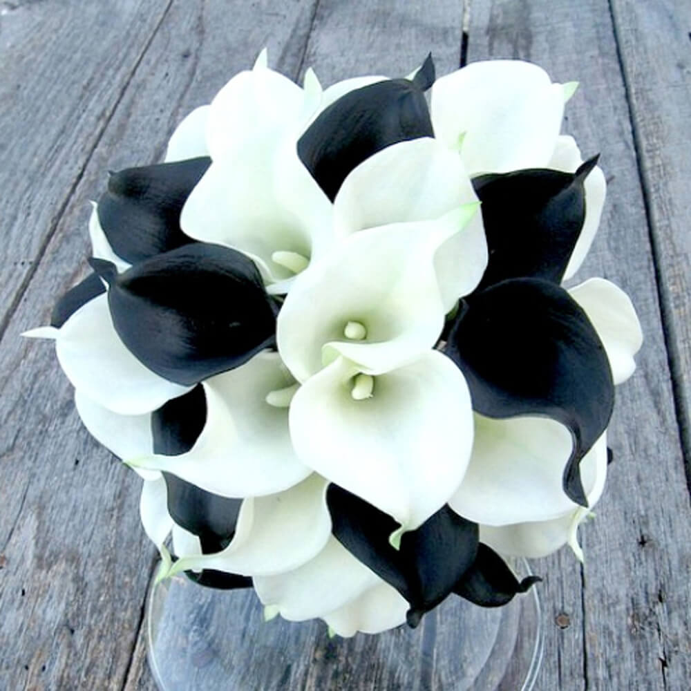 Черно-белые каллы - 19 шт. Черно-белые каллы - 19 шт.