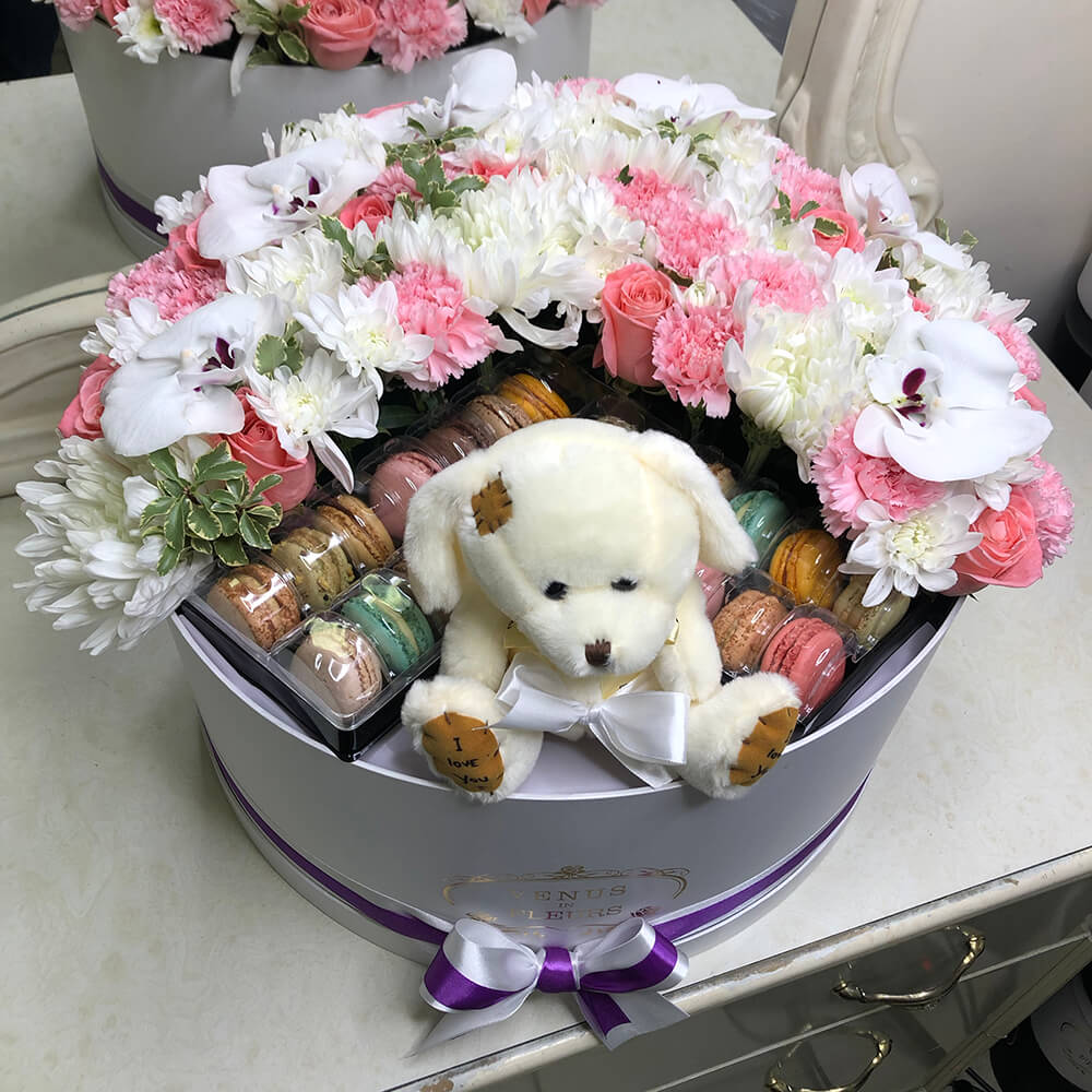 Дикая орхидея с мишкой - 101 шт. Дикая орхидея с мишкой - 101 шт.