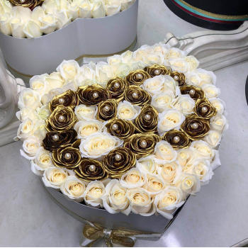 Розы "Обручальные кольца" - 81 шт. Розы "Обручальные кольца" - 81 шт.