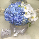 Гортензии с орхидеями от 29 шт. Гортензии с орхидеями от 29 шт.