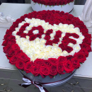 201 красная роза "LOVE" на День влюбленных 201 красная роза "LOVE" на День влюбленных