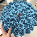 Голубые розы "Silver point" от 9 шт. Голубые розы "Silver point" от 9 шт.