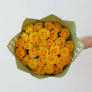 Желтые розы в букете от 9 шт. Желтые розы в букете от 9 шт.