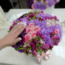 Фрезии с гвоздиками в миксе от 101 шт. Фрезии с гвоздиками в миксе от 101 шт.