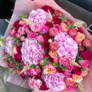 Гортензии с розами - 45 шт. Гортензии с розами - 45 шт.