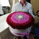 Радуга из роз от 81 шт. Радуга из роз от 81 шт.