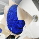 Букет синих роз от 9 шт. Букет синих роз от 9 шт.