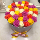 Разноцветные розы от 41 шт. Разноцветные розы от 41 шт.
