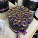 Бронзовые розы в коробке от 9 шт. Бронзовые розы в коробке от 9 шт.