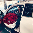 Букет из 301 розы - 70 см. Букет из 301 розы - 70 см.